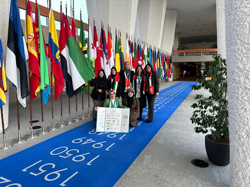 Noor with The Butterfly team at an international disability inclusion conference