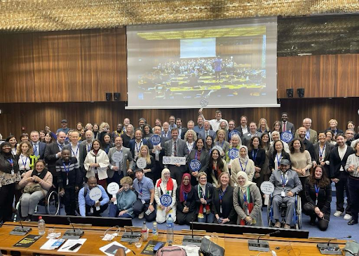 Group photo from the ILO From Margin to Mainstream conference