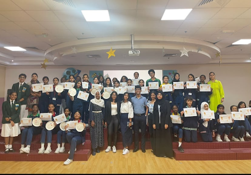 Food Heroes programme students holding certificates after a workshop